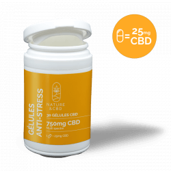 Gélules CBD Anti-Stress - 25mg